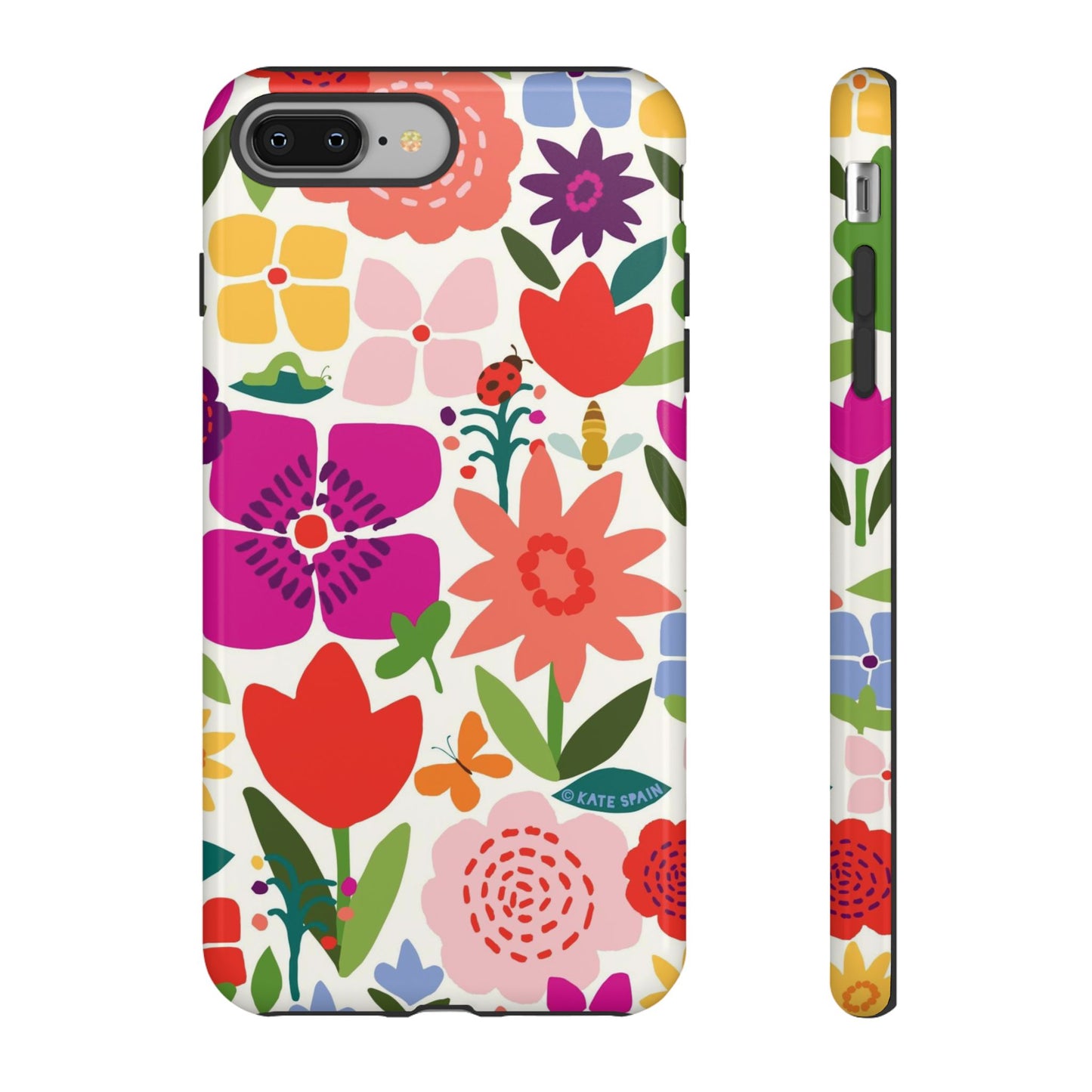 Happy Blooms iPhone Tough Case iPhone 8 Plus Glossy