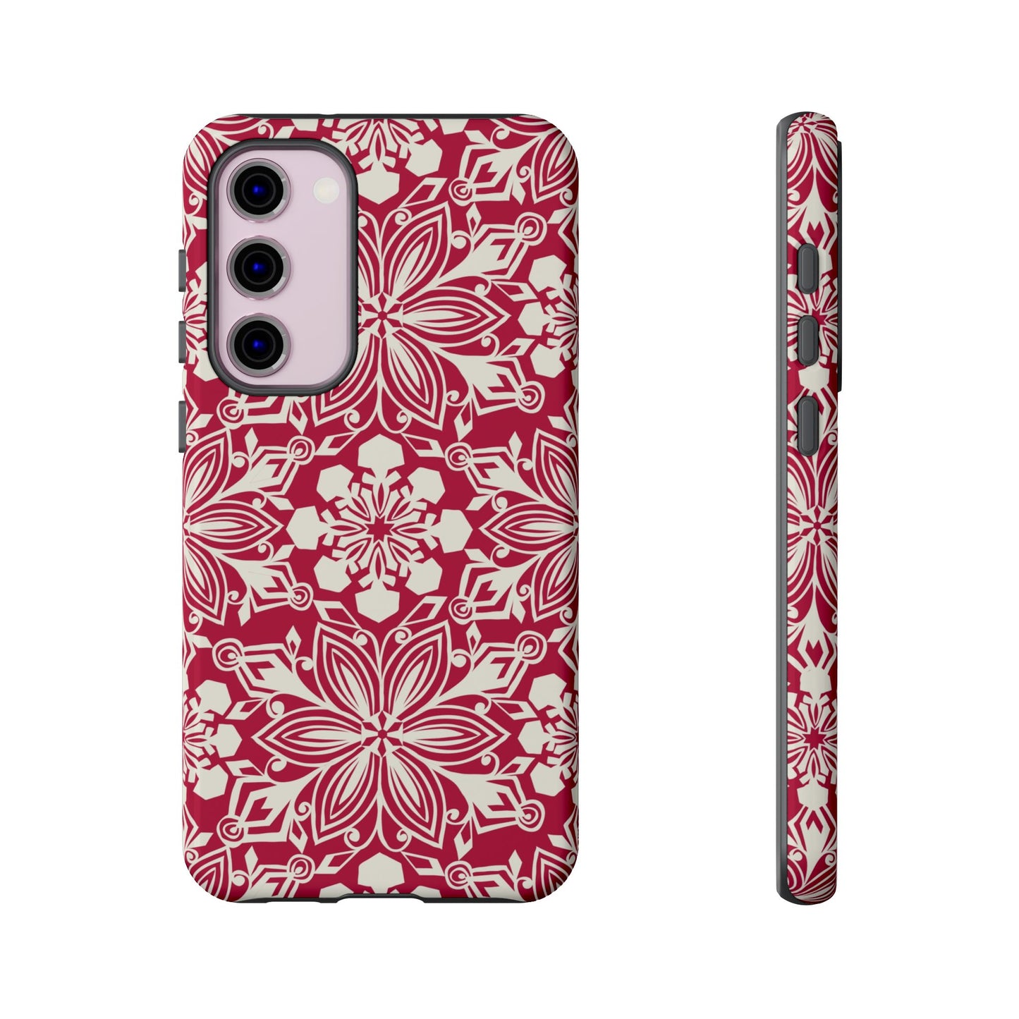 Snowfall Paper Cut Snowflake Samsung Tough Case Samsung Galaxy S23 Plus Glossy