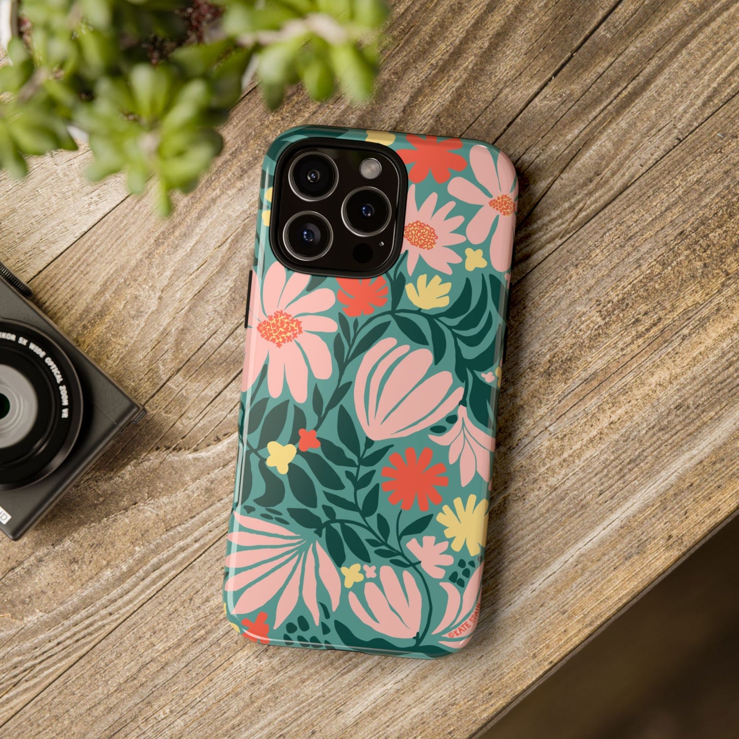 Botanica iPhone Tough Case Teal