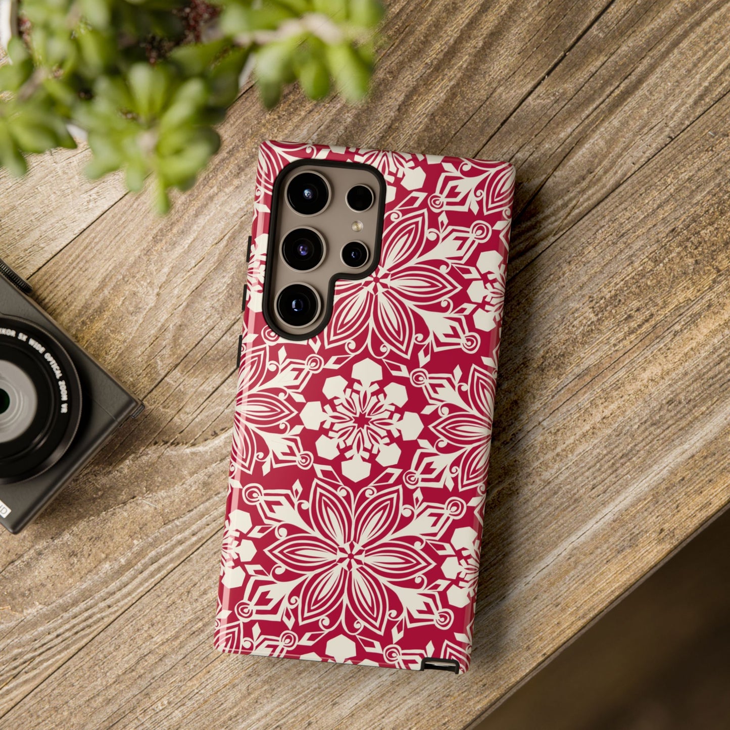 Snowfall Paper Cut Snowflake Samsung Tough Case