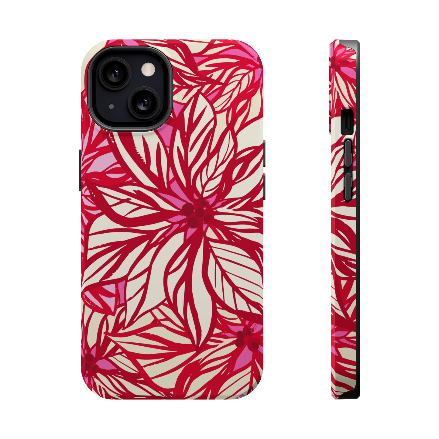 Poinsettia iPhone MagSafe Tough Case iPhone 13 Glossy