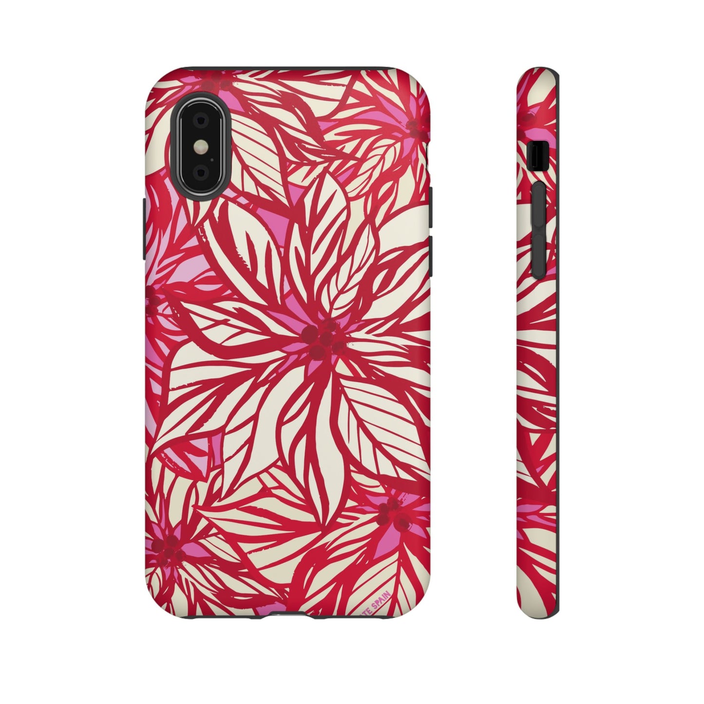 Poinsettia iPhone Tough Case iPhone XS Matte