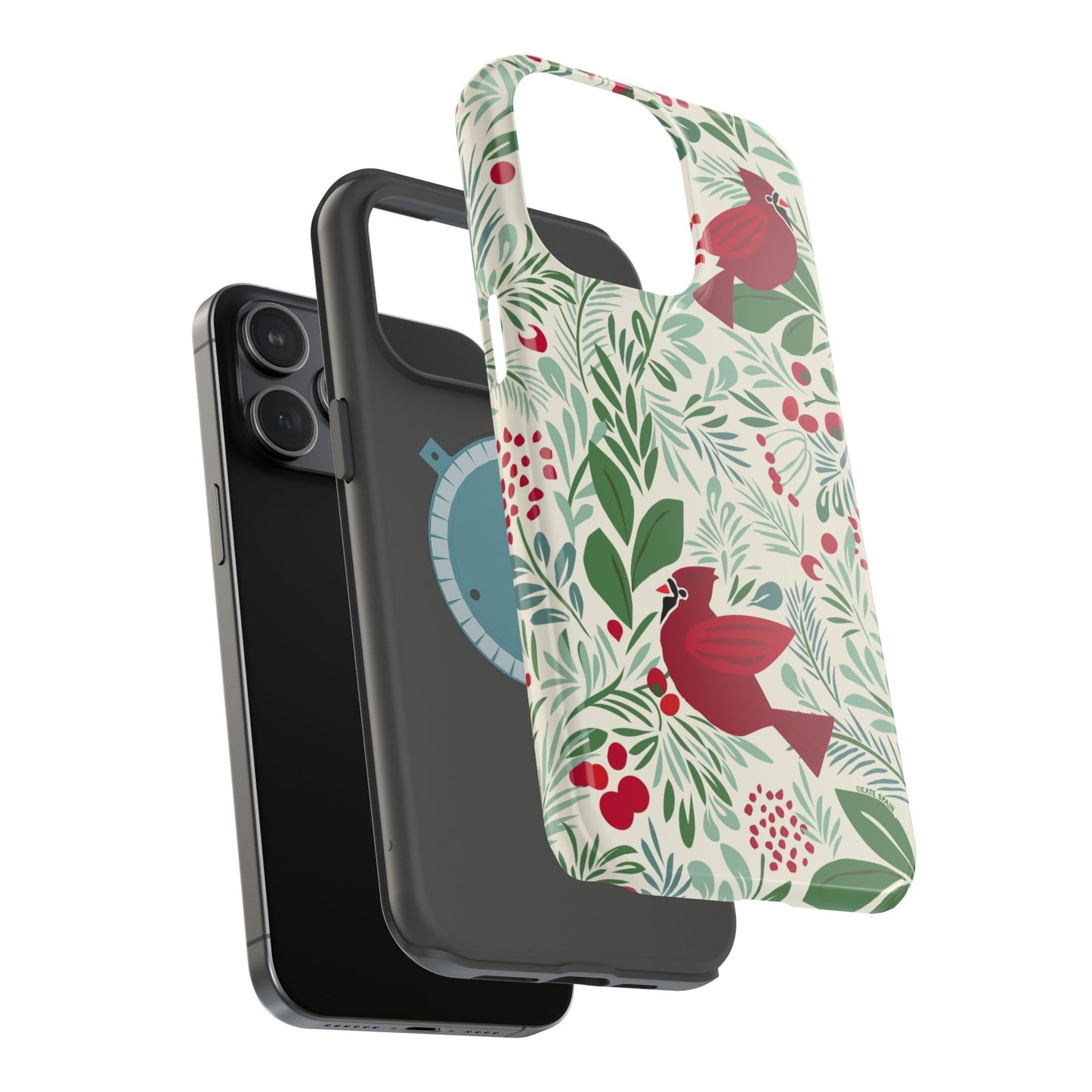 Birds and Berries iPhone MagSafe Tough Case