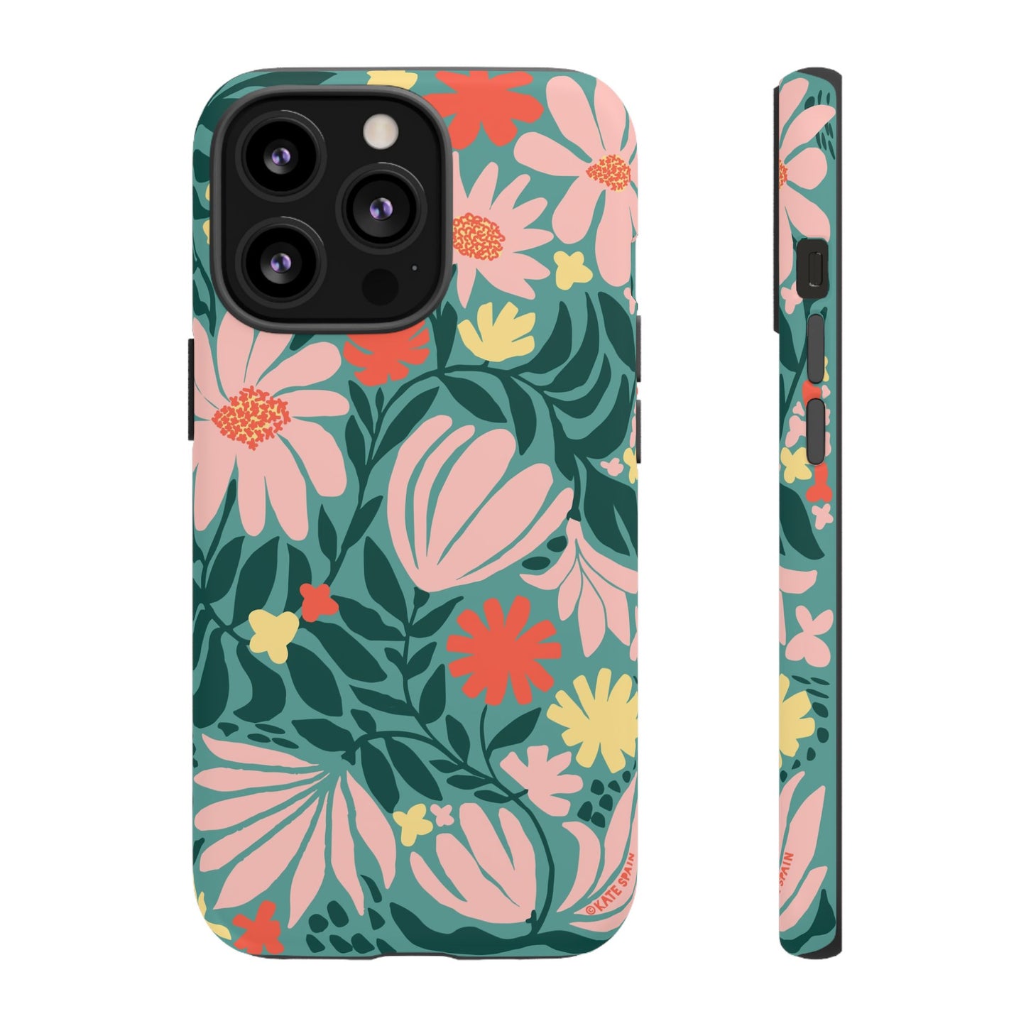 Botanica iPhone Tough Case Teal iPhone 13 Pro Matte