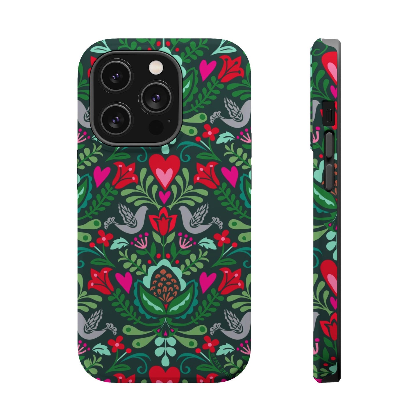 Rosemaling iPhone MagSafe Tough Case iPhone 14 Pro Matte