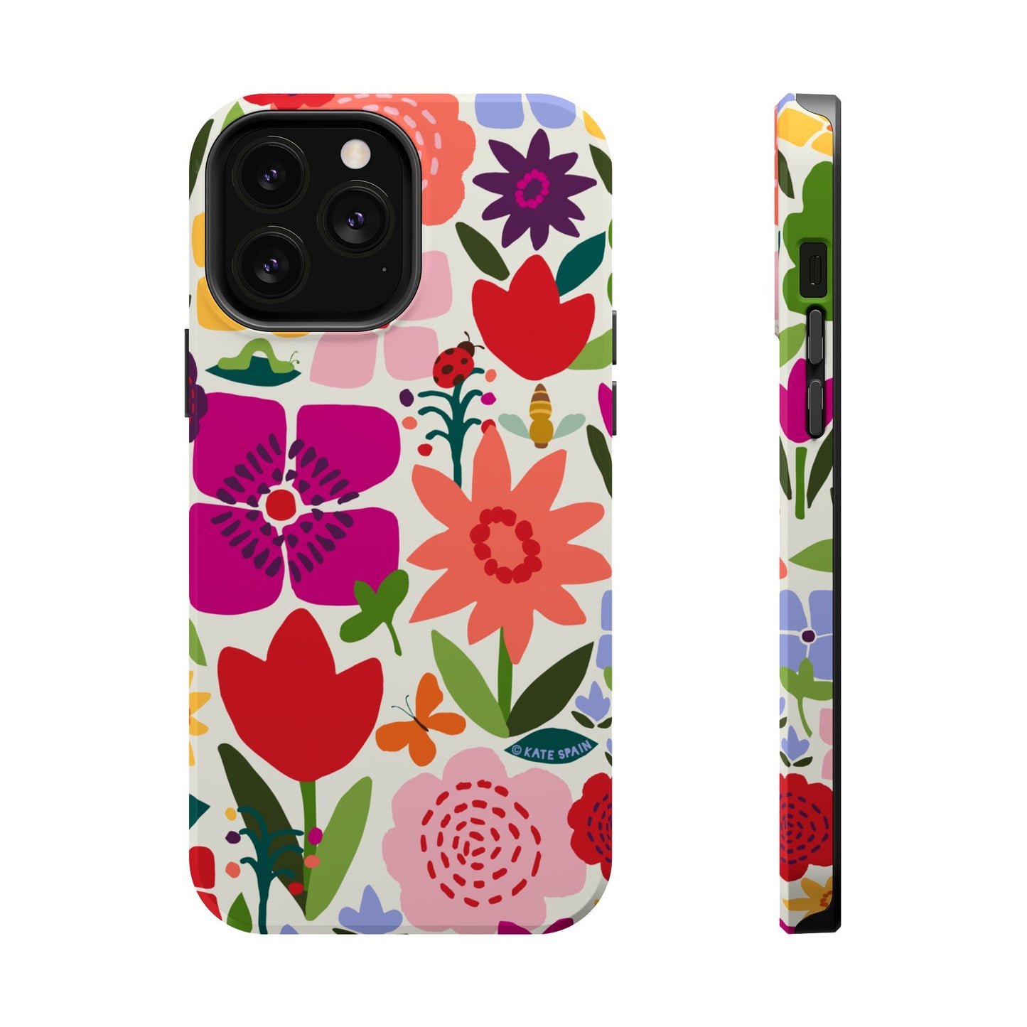Happy Blooms iPhone MagSafe Tough Case iPhone 13 Pro Max Glossy