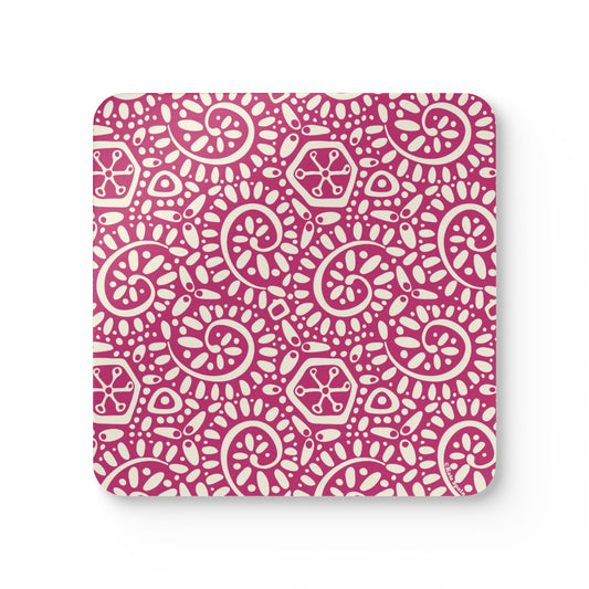 Canto Berry Cork Coaster Set
