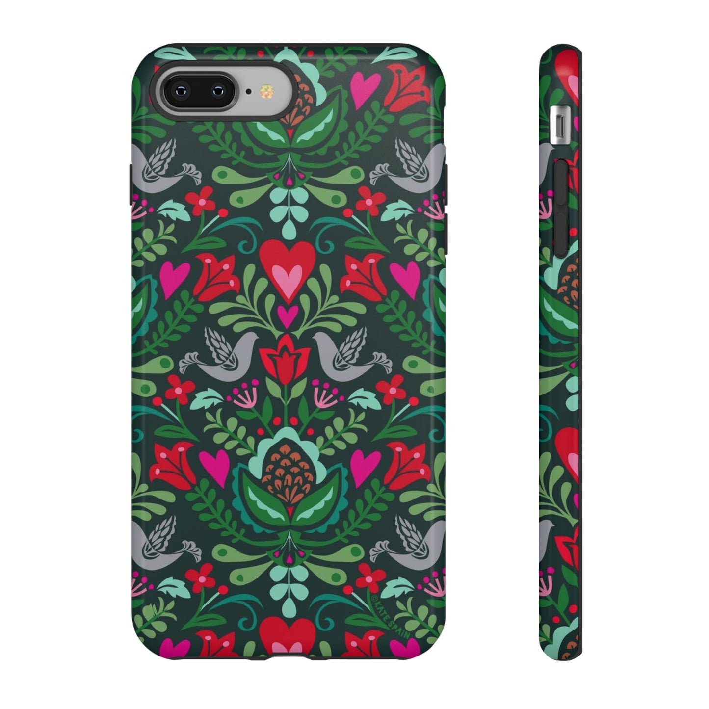 Rosemaling iPhone Tough Case iPhone 8 Plus Glossy