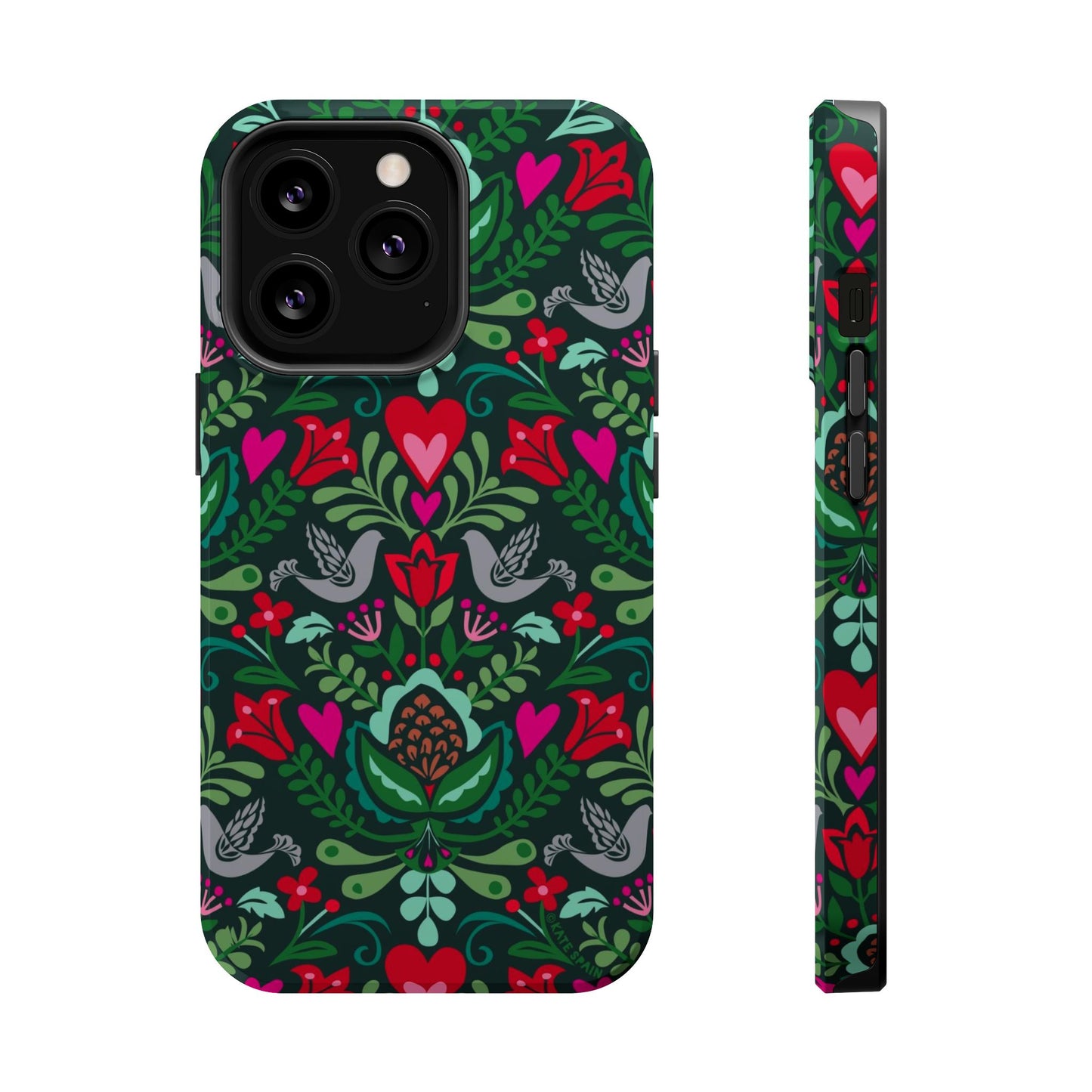 Rosemaling iPhone MagSafe Tough Case iPhone 13 Pro Glossy