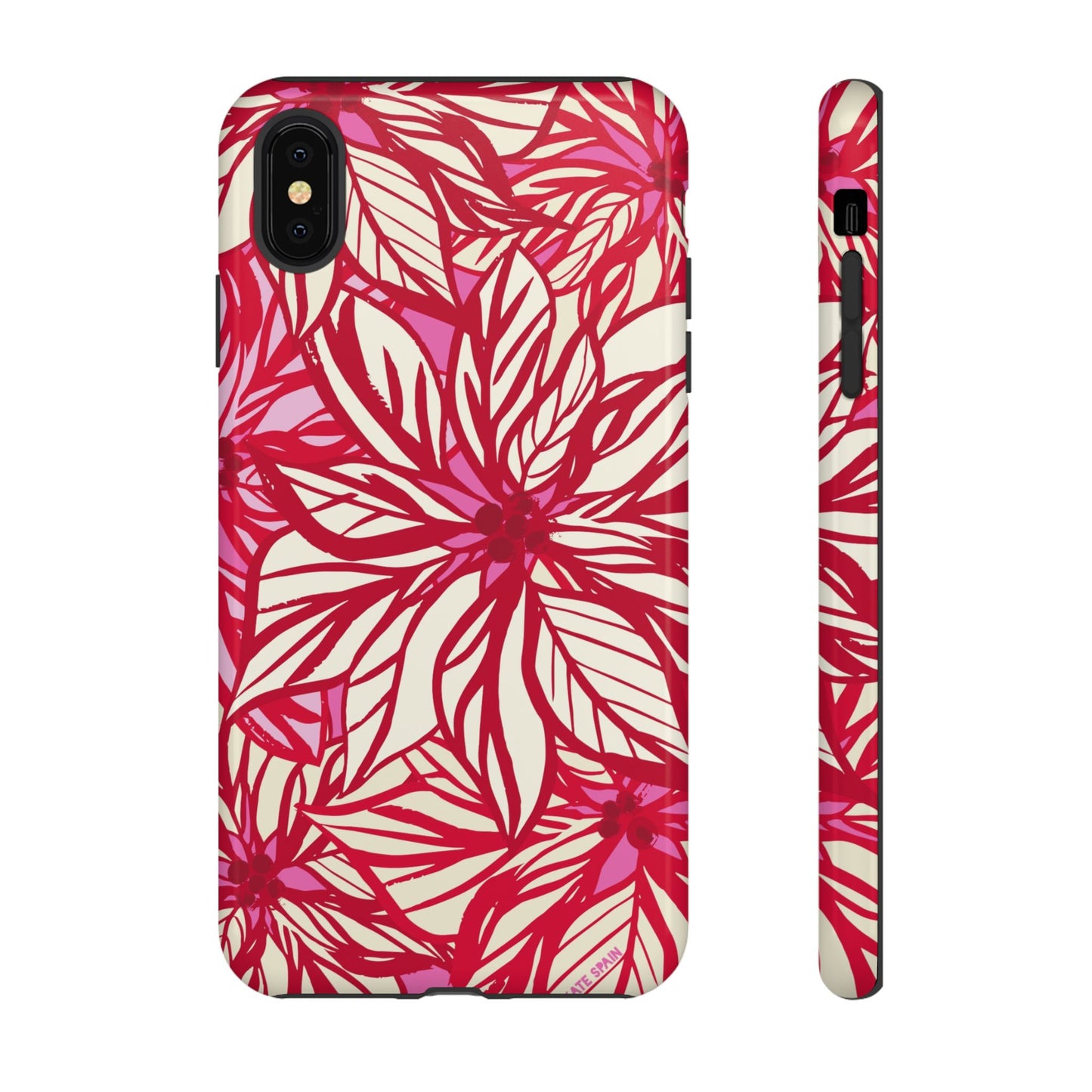 Poinsettia iPhone Tough Case iPhone XS MAX Glossy