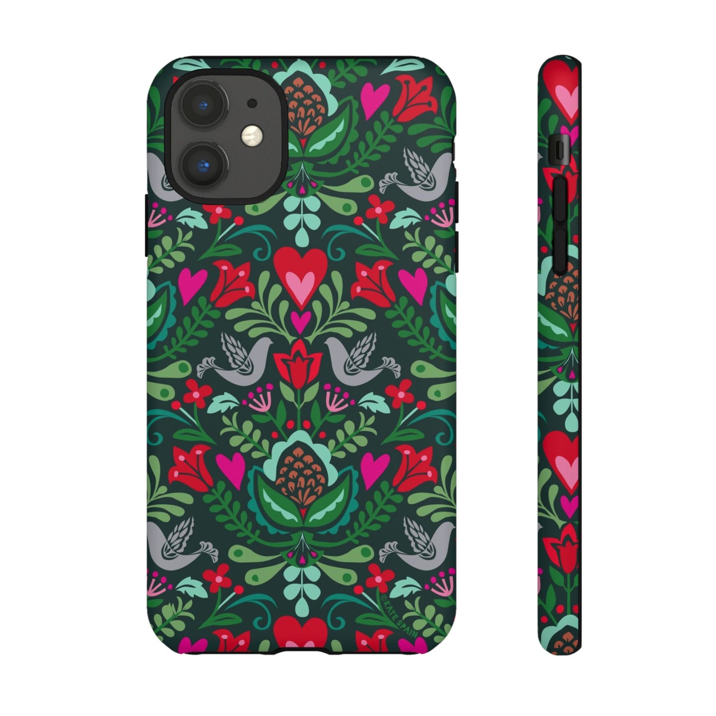 Rosemaling iPhone Tough Case iPhone 11 Matte