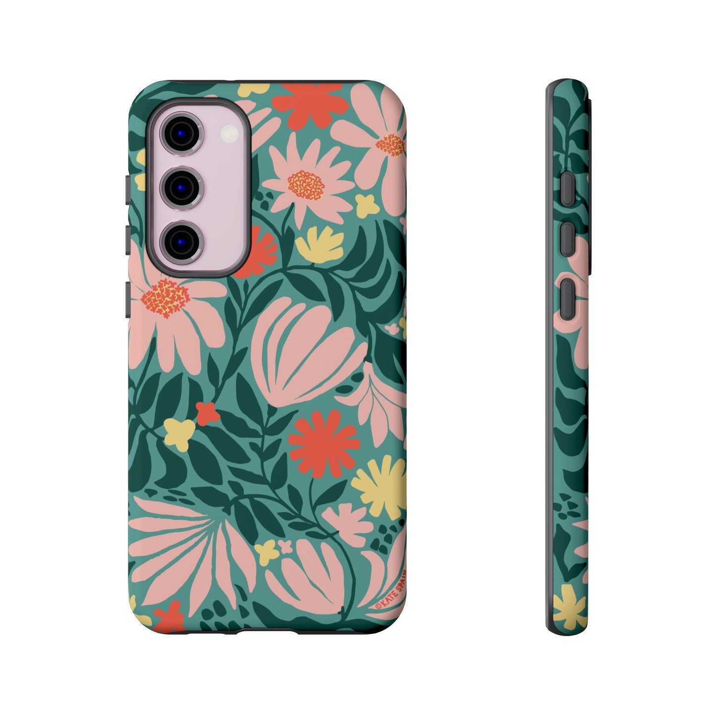 Botanica Teal Samsung Tough Case Samsung Galaxy S23 Plus Matte