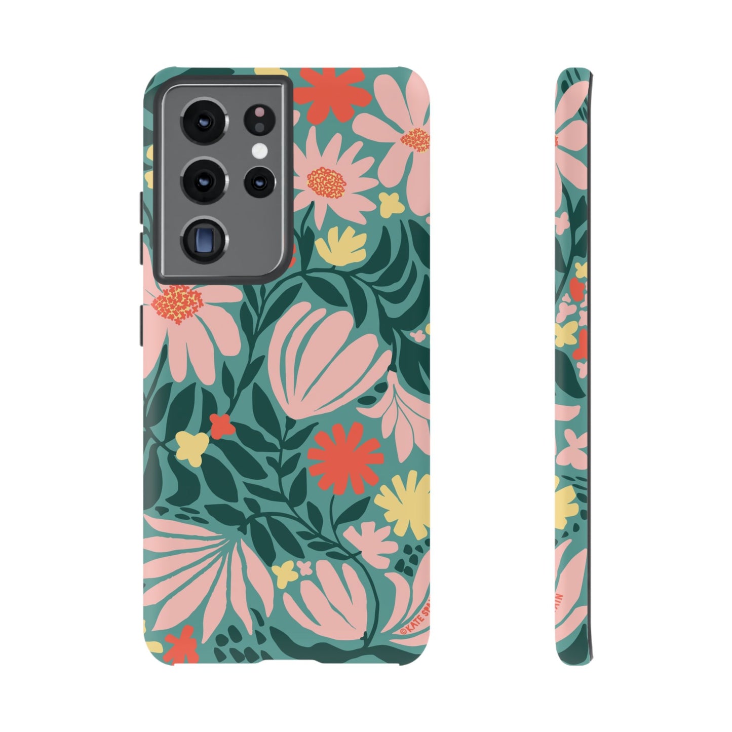 Botanica Teal Samsung Tough Case Samsung Galaxy S21 Ultra Matte