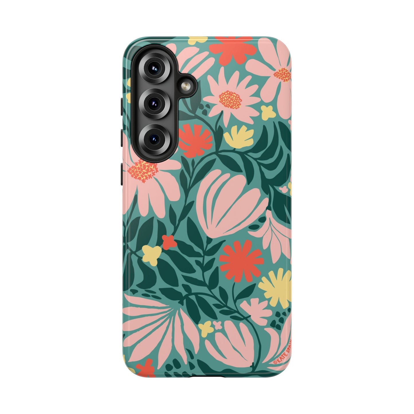 Botanica Teal Samsung Tough Case Samsung Galaxy S25 Plus Glossy