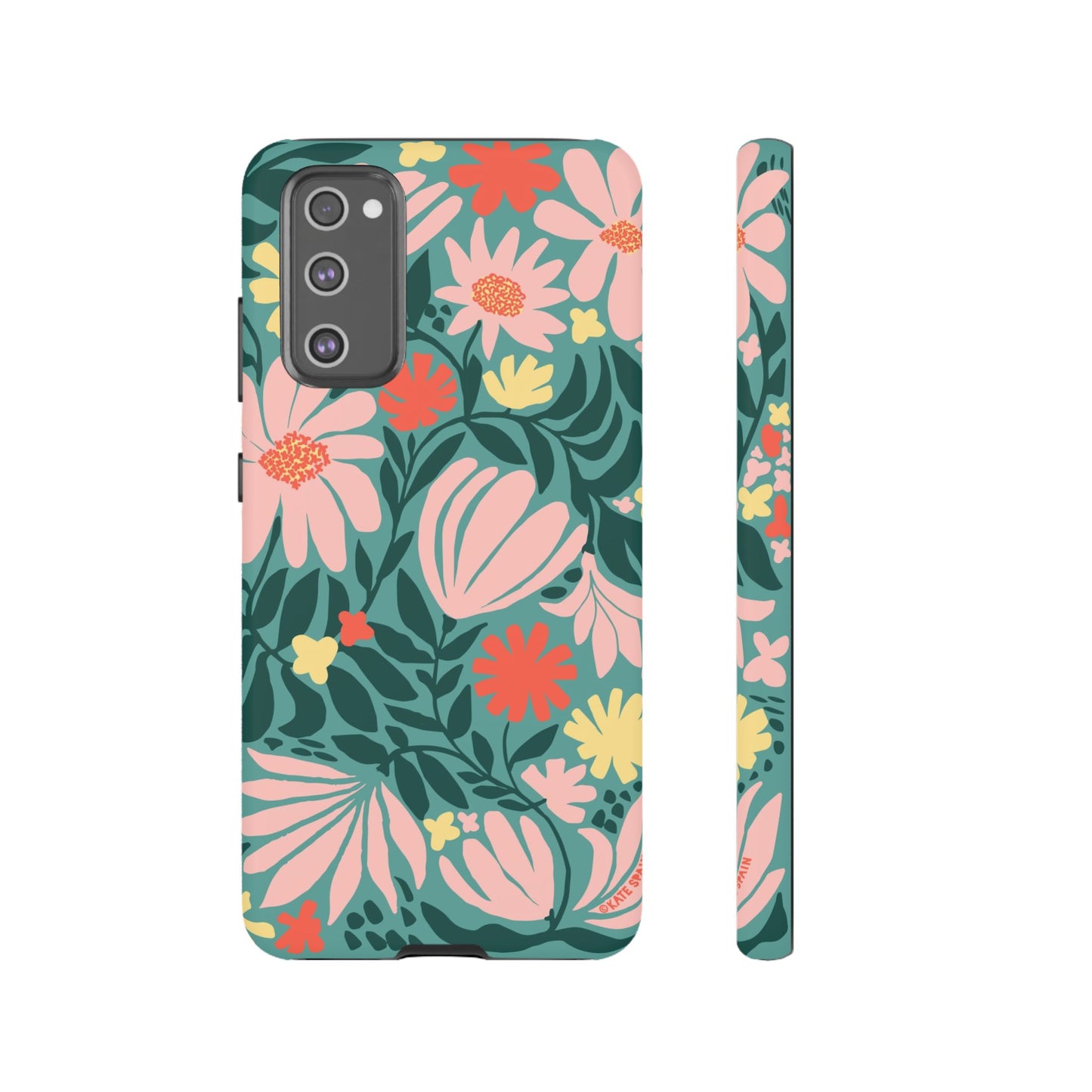 Botanica Teal Samsung Tough Case Samsung Galaxy S20 FE Matte