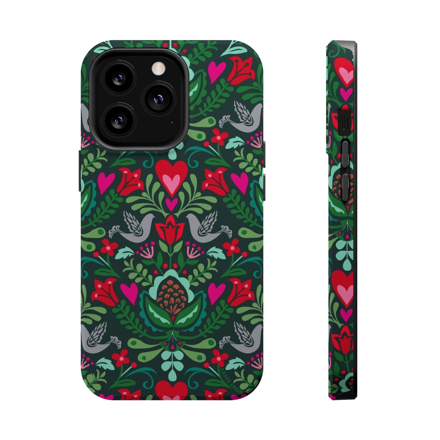Rosemaling iPhone MagSafe Tough Case iPhone 13 Pro Matte