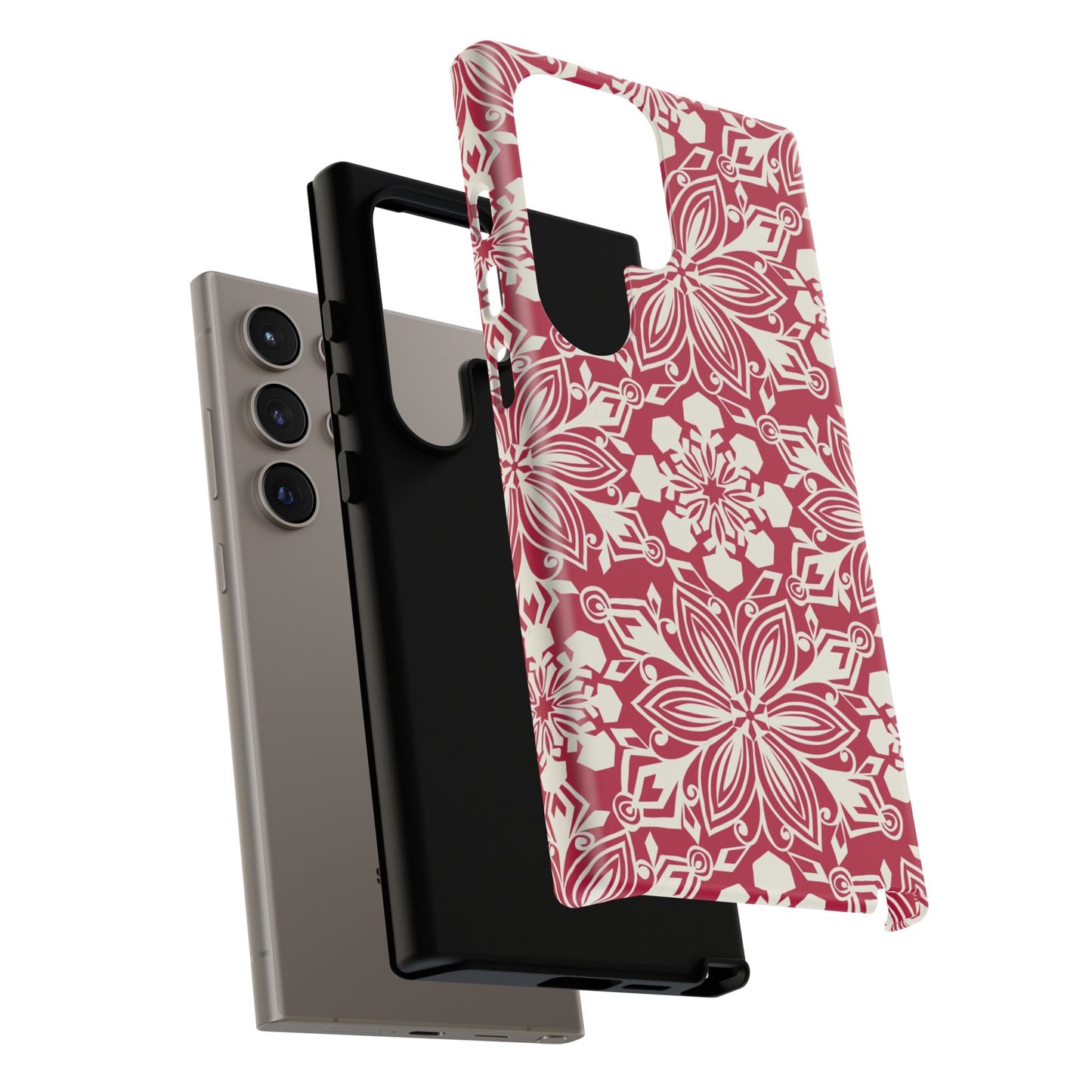 Snowfall Paper Cut Snowflake Samsung Tough Case