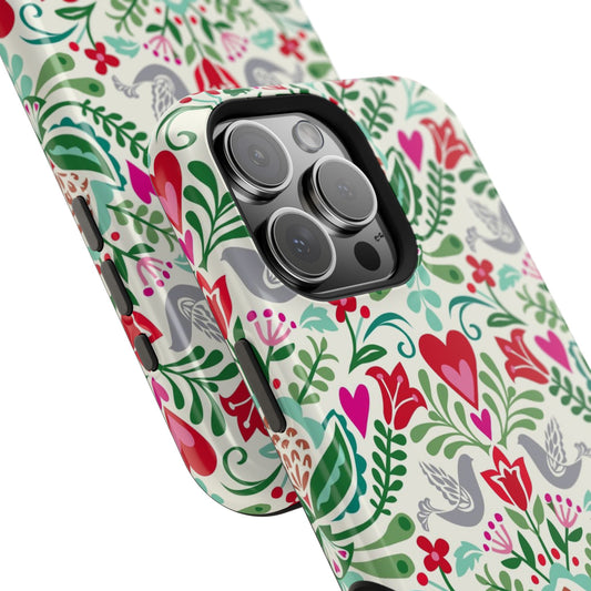 Rosemaling iPhone MagSafe Tough Case