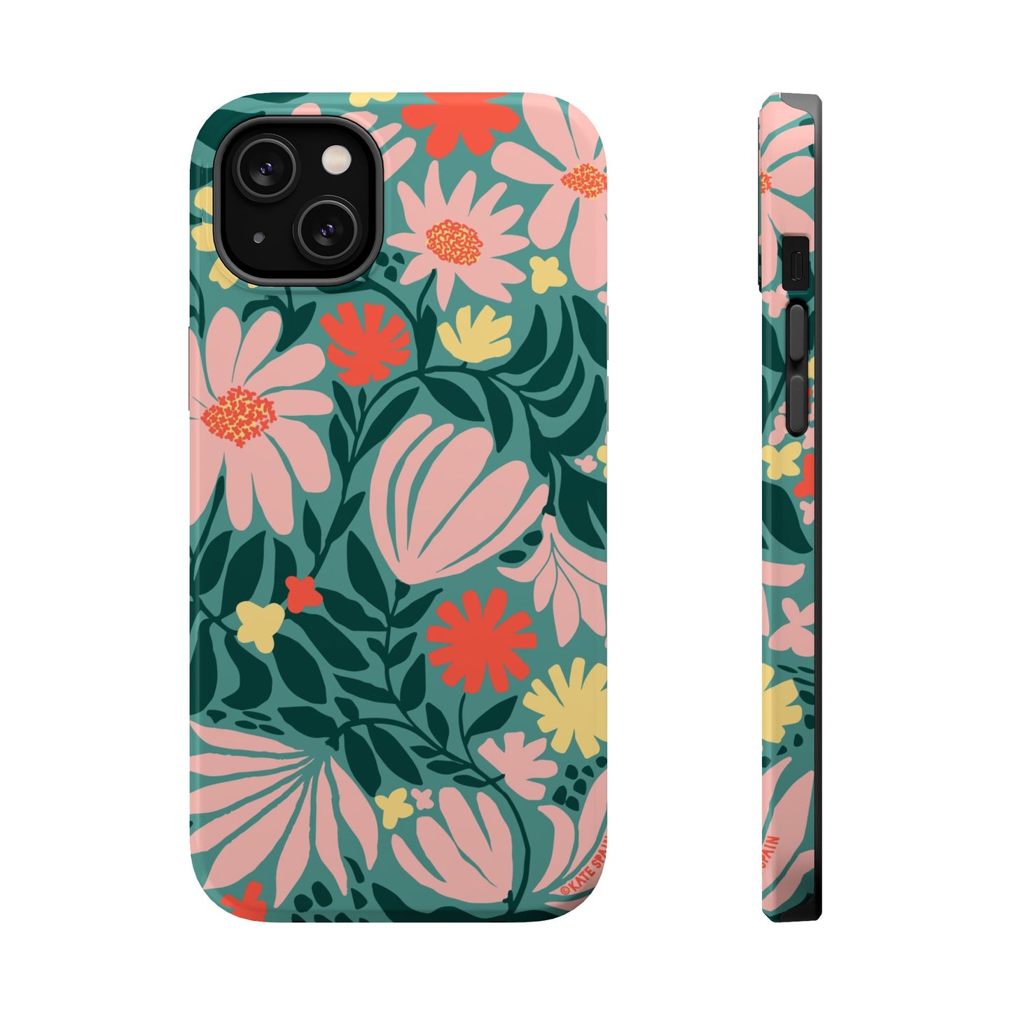 Botanica Teal iPhone Magsafe iPhone 14 Plus Glossy