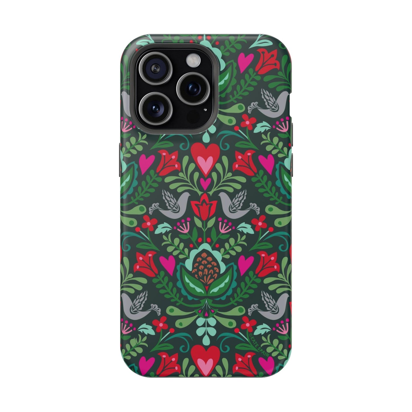 Rosemaling iPhone MagSafe Tough Case iPhone 15 Pro Max Matte
