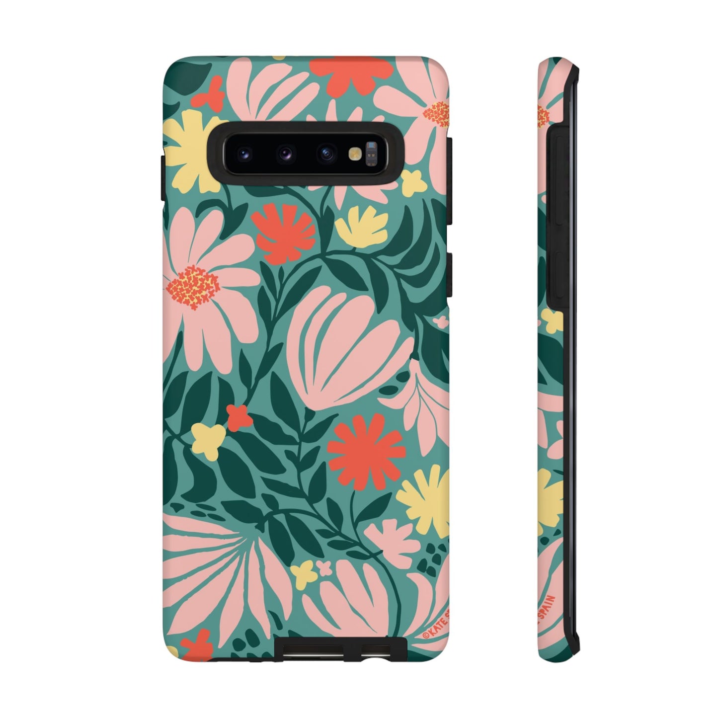 Botanica Teal Samsung Tough Case Samsung Galaxy S10 Matte