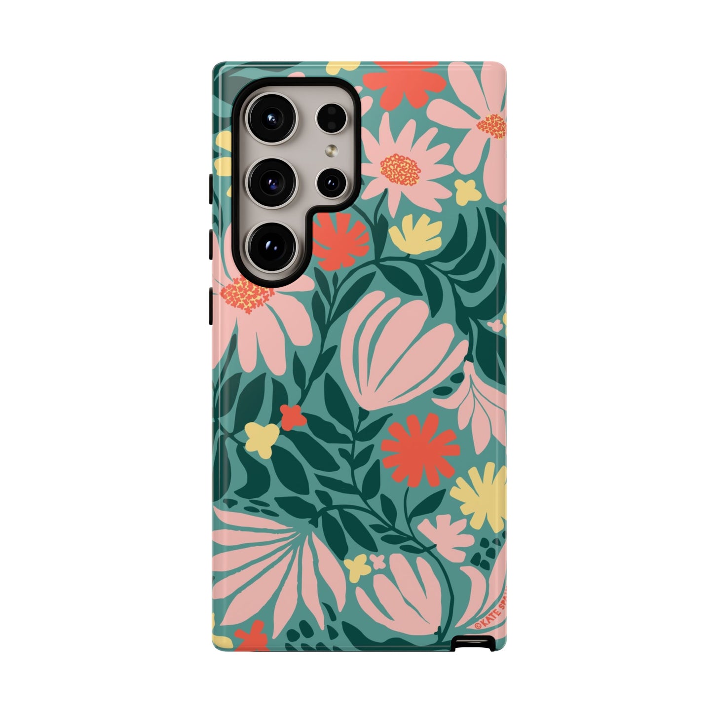 Botanica Teal Samsung Tough Case Samsung Galaxy S24 Ultra Glossy