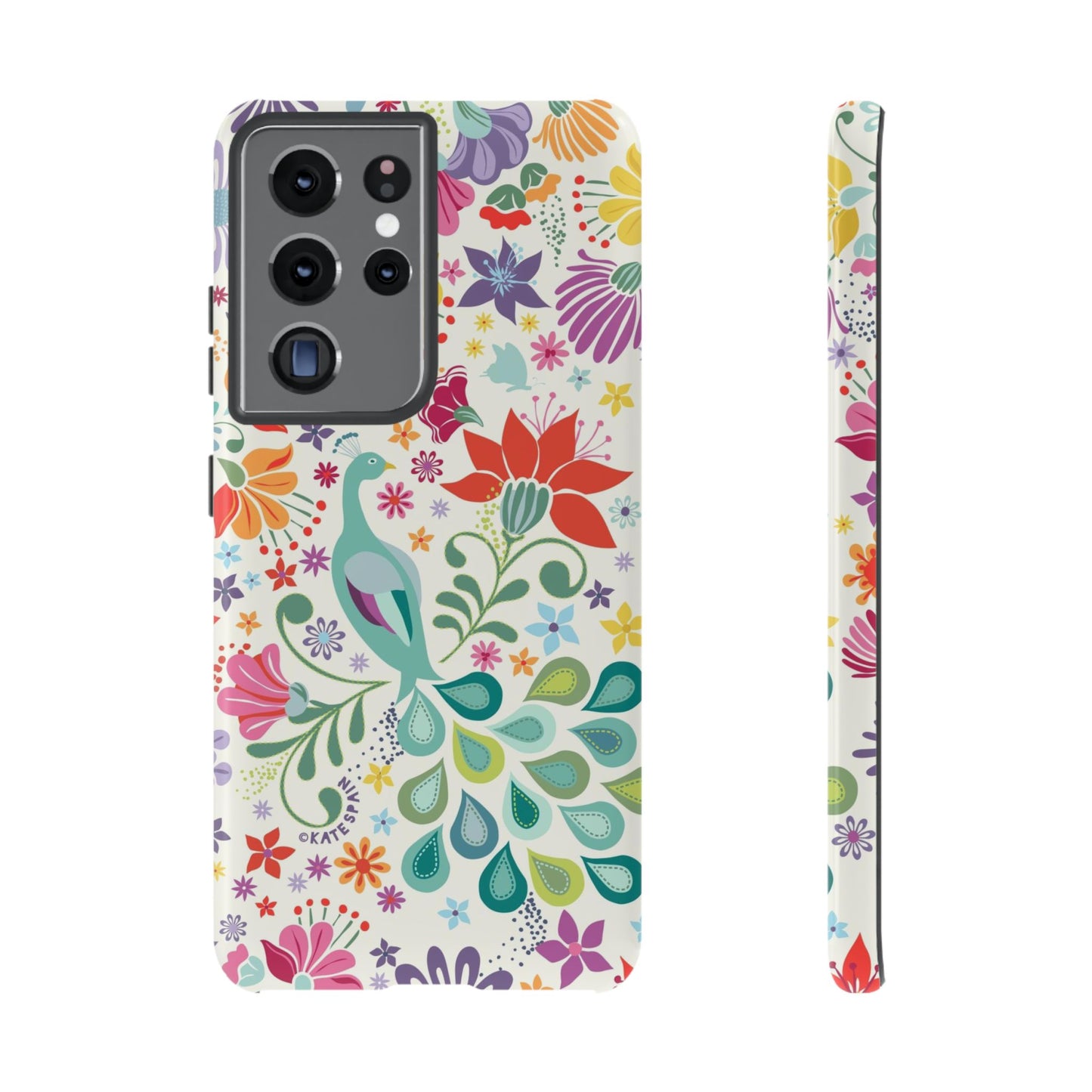 Peacock Sanctuary Samsung Tough Case Samsung Galaxy S21 Ultra Glossy