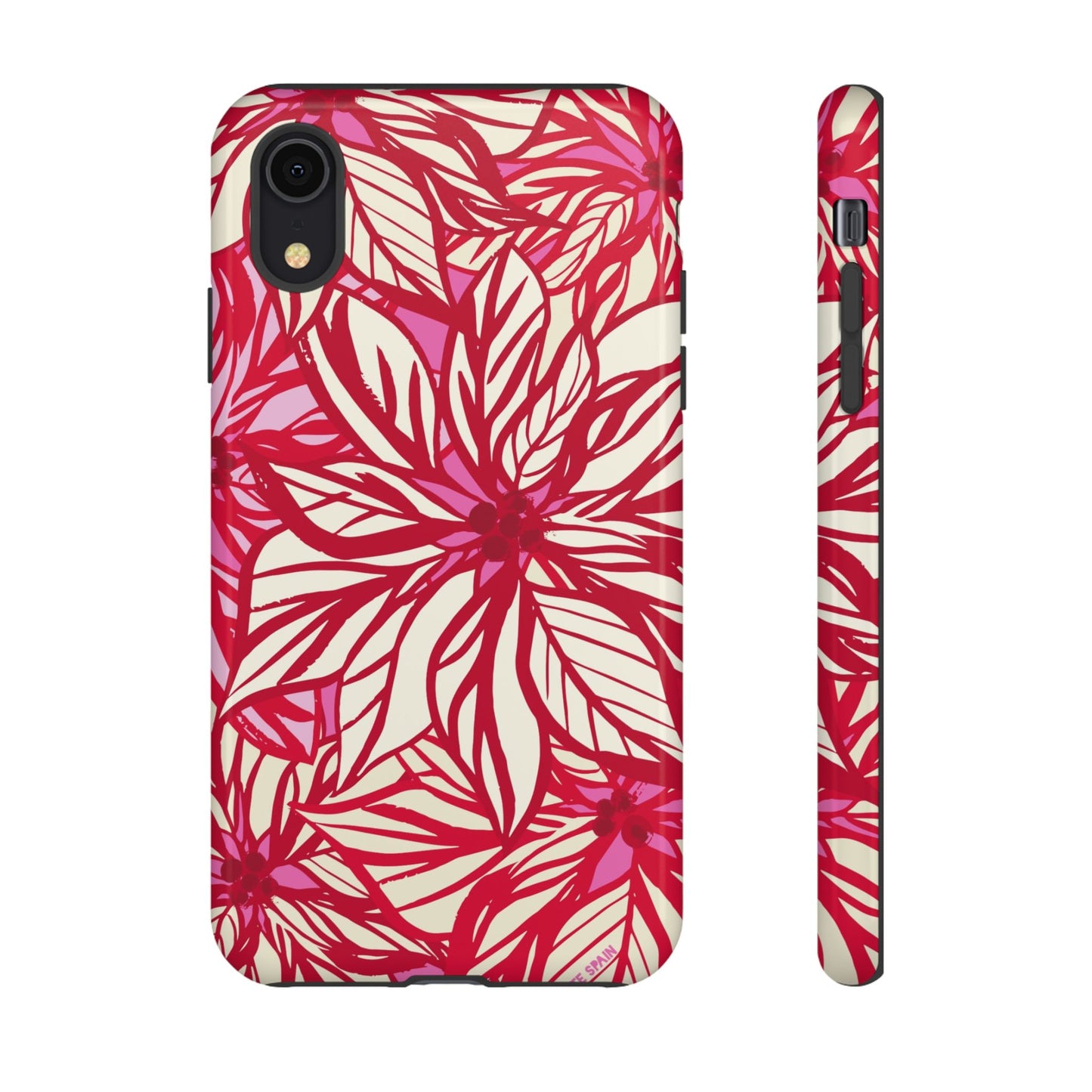 Poinsettia iPhone Tough Case iPhone XR Glossy