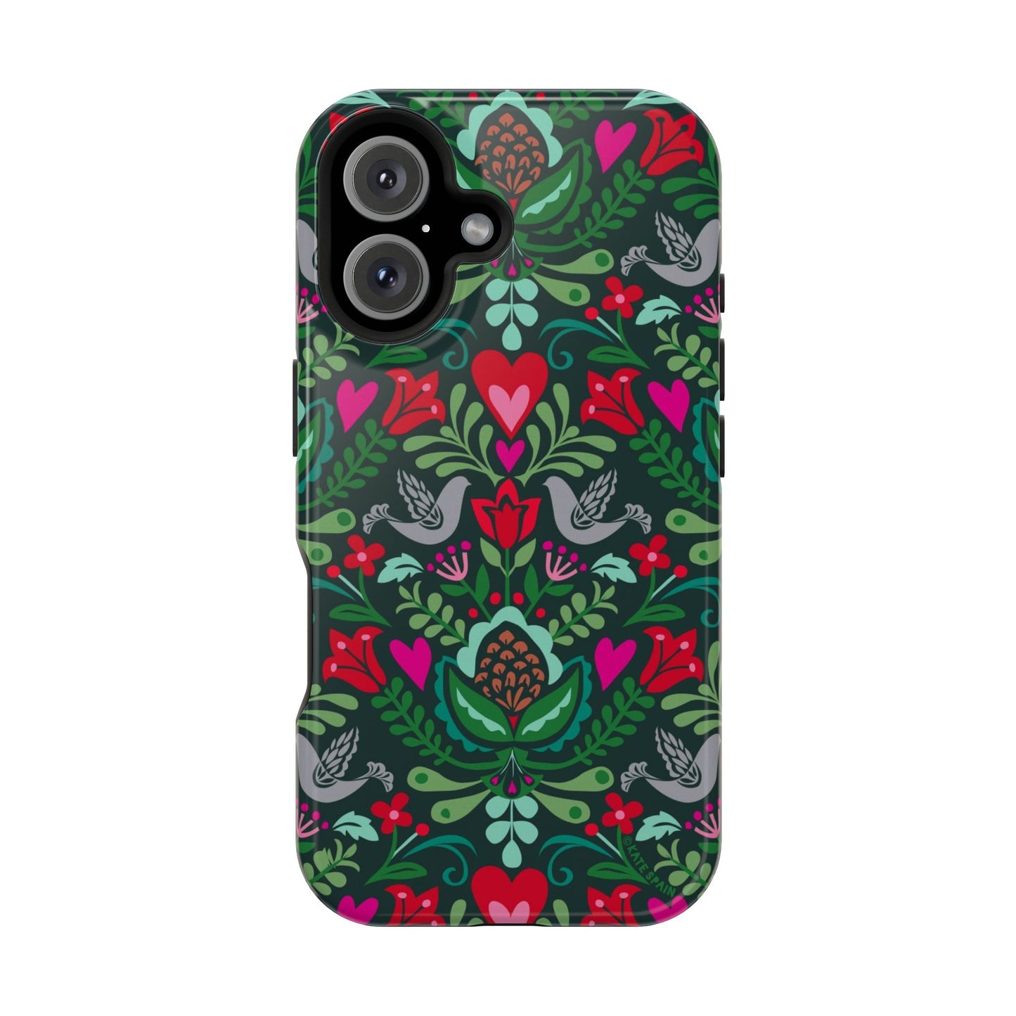 Rosemaling iPhone MagSafe Tough Case iPhone 16 Glossy