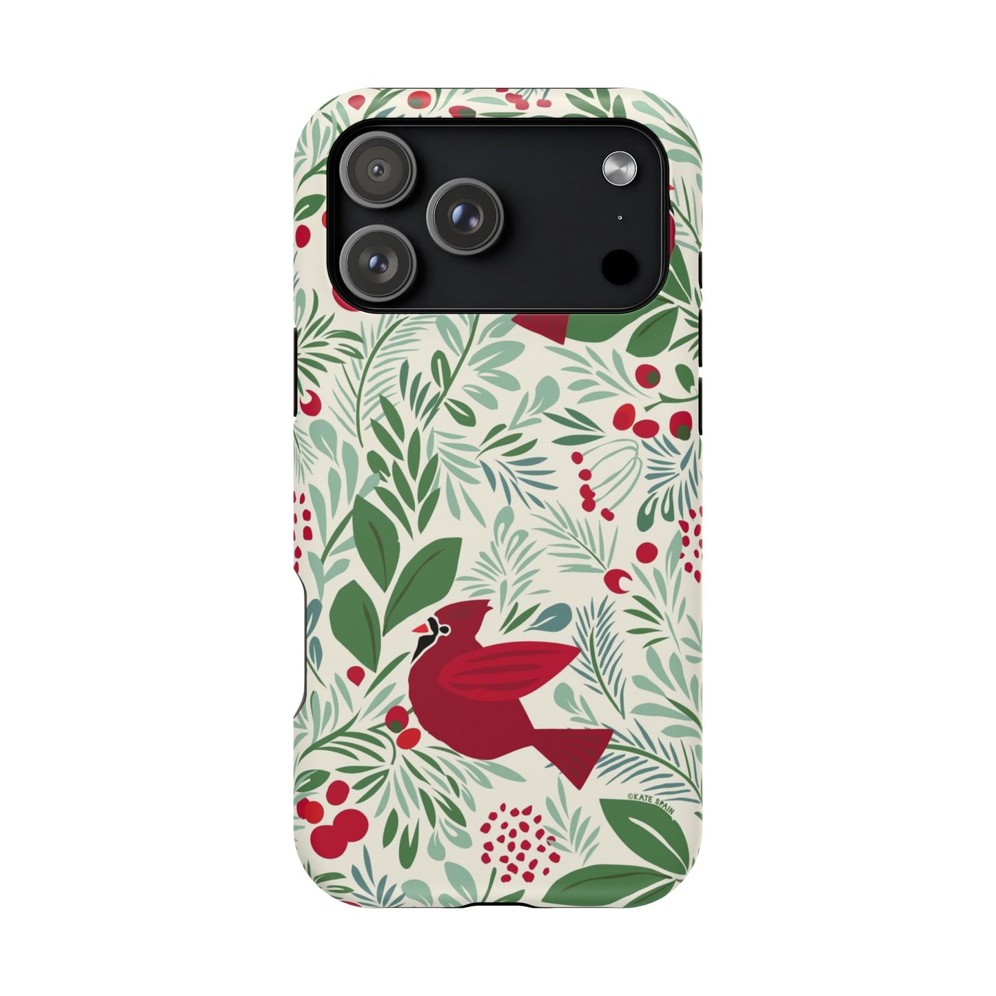 Birds and Berries iPhone MagSafe Tough Case