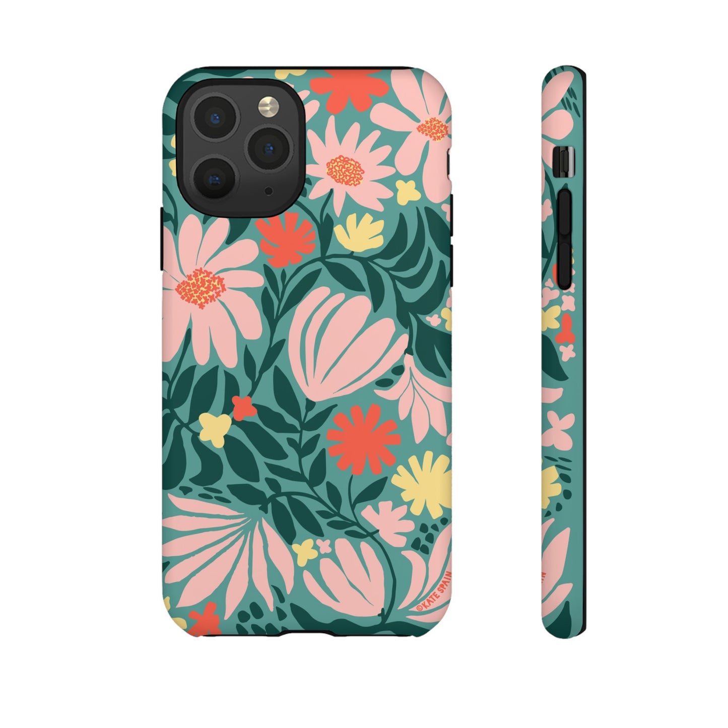 Botanica iPhone Tough Case Teal iPhone 11 Pro Matte