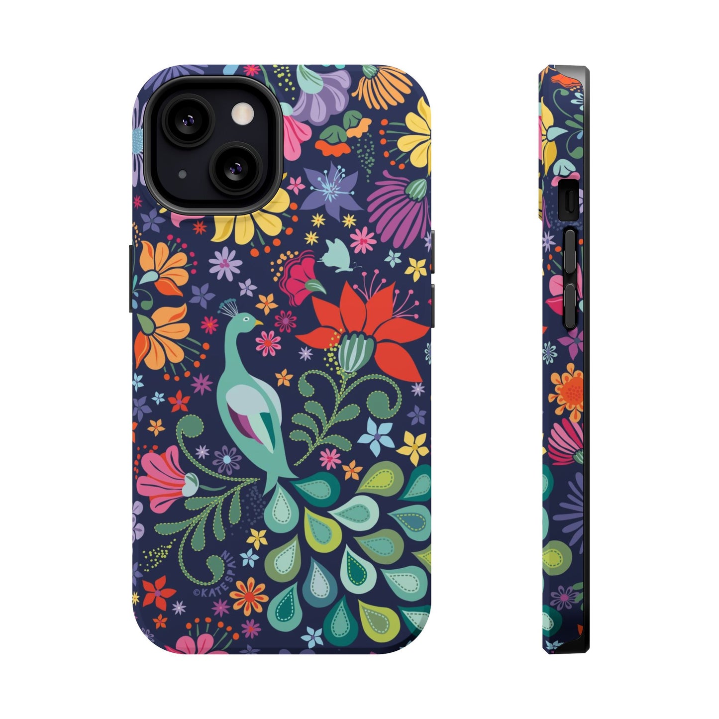 Peacock Sanctuary iPhone MagSafe Tough Case iPhone 13 Matte