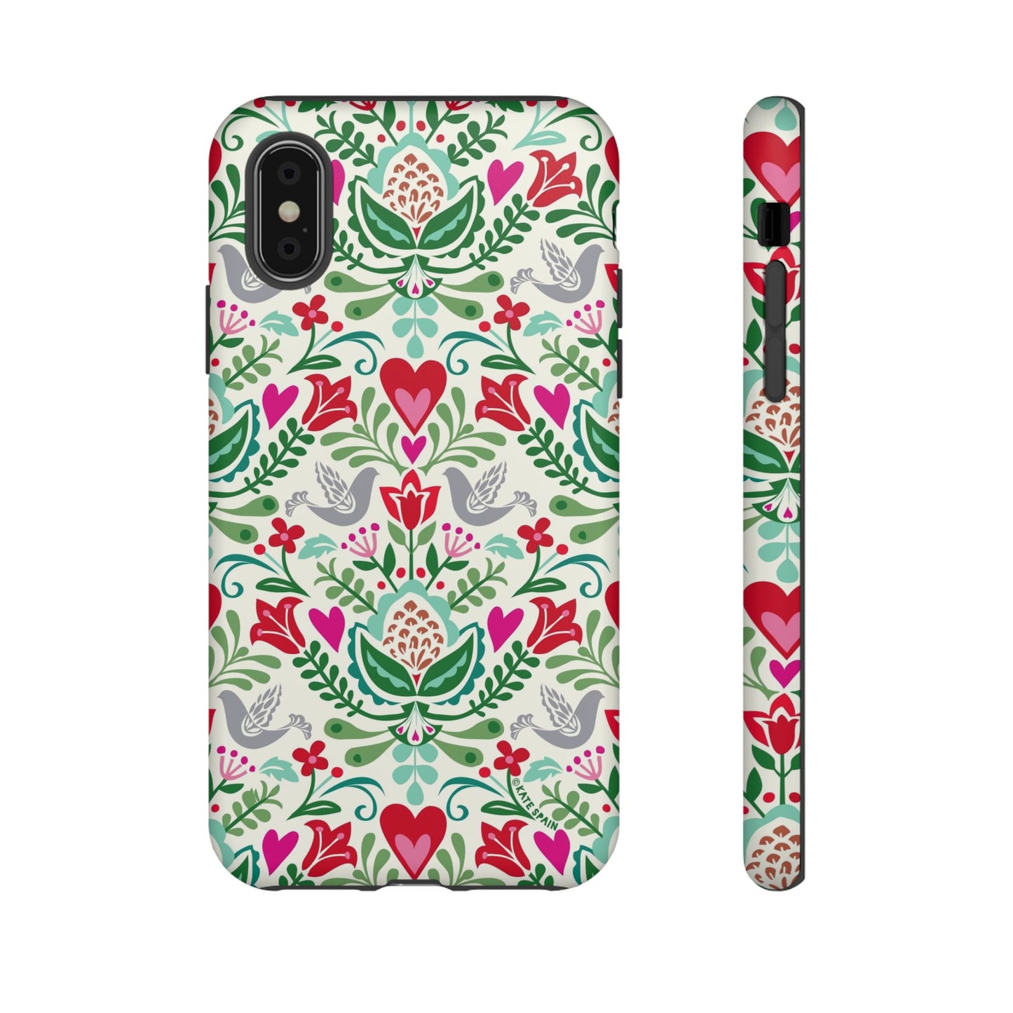 Rosemaling iPhone Tough Case iPhone X Matte
