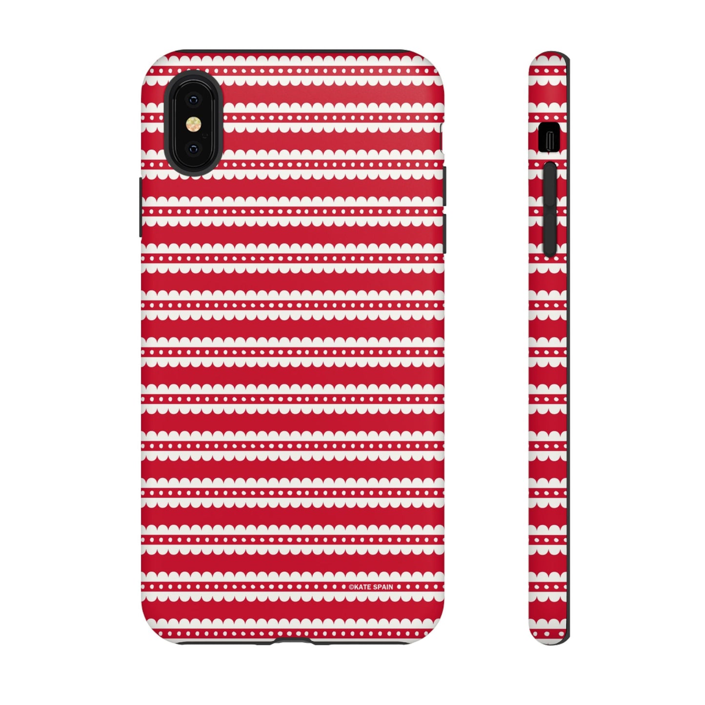 Candy Cane Stripe iPhone Tough Case