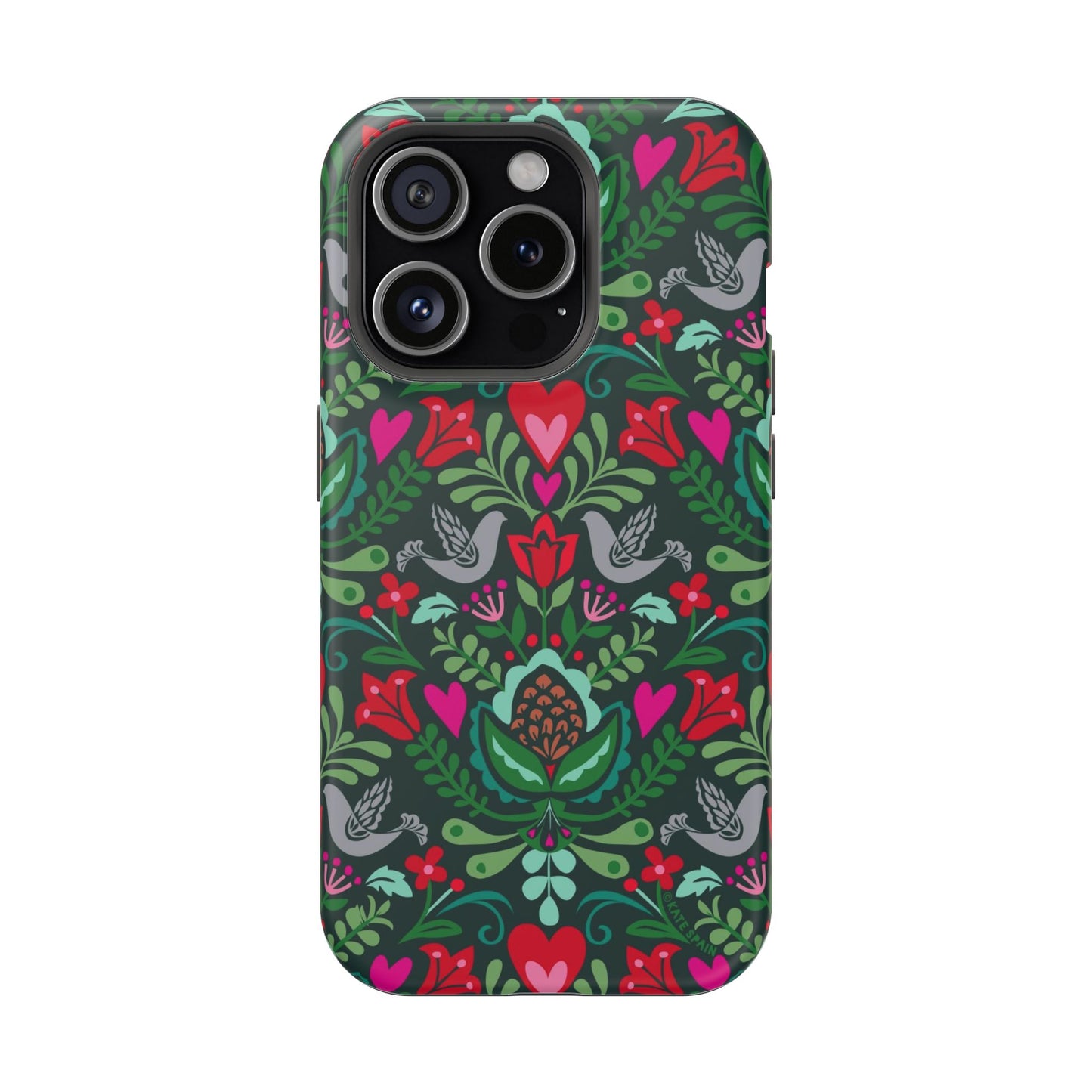 Rosemaling iPhone MagSafe Tough Case iPhone 15 Pro Matte
