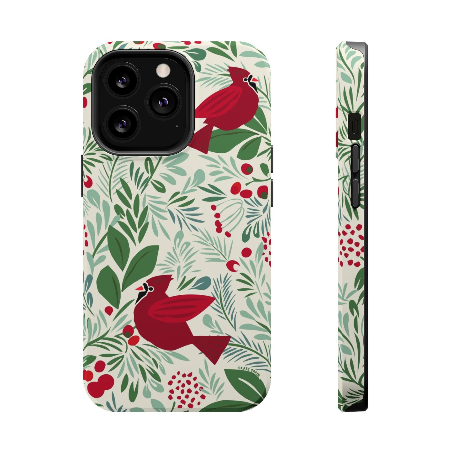 Birds and Berries iPhone MagSafe Tough Case iPhone 13 Pro Matte