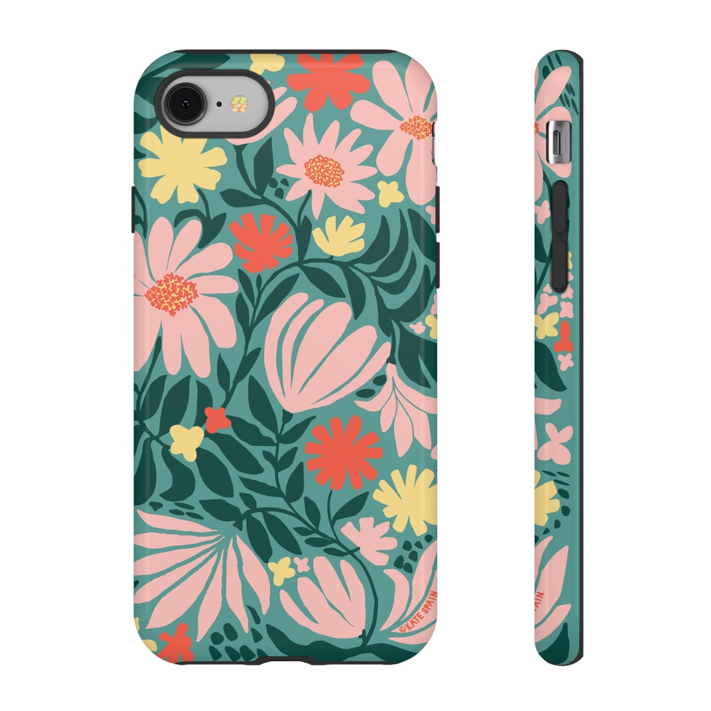 Botanica iPhone Tough Case Teal iPhone 8 Glossy
