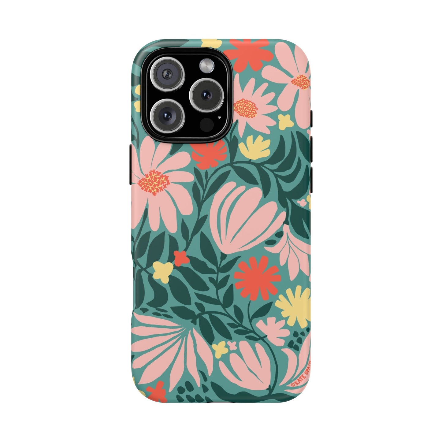 Botanica iPhone Tough Case Teal iPhone 16 Pro Max Matte