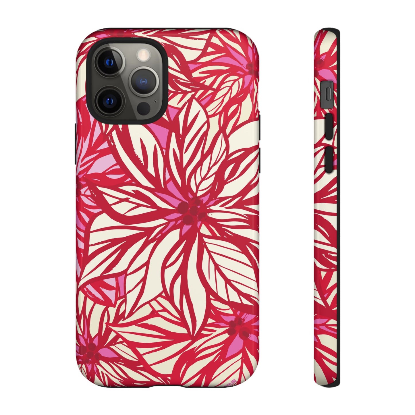 Poinsettia iPhone Tough Case iPhone 12 Pro Glossy