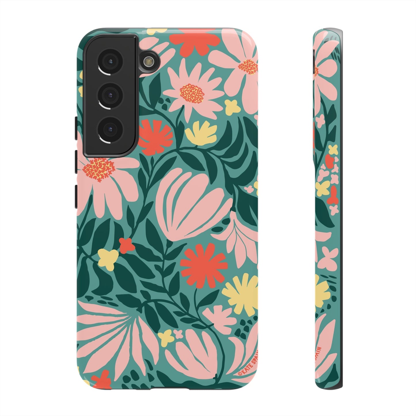 Botanica Teal Samsung Tough Case Samsung Galaxy S22 Glossy