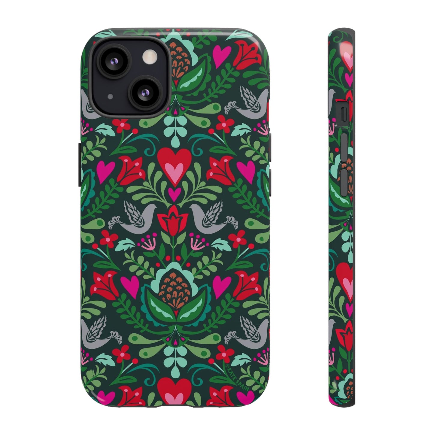 Rosemaling iPhone Tough Case iPhone 13 Glossy