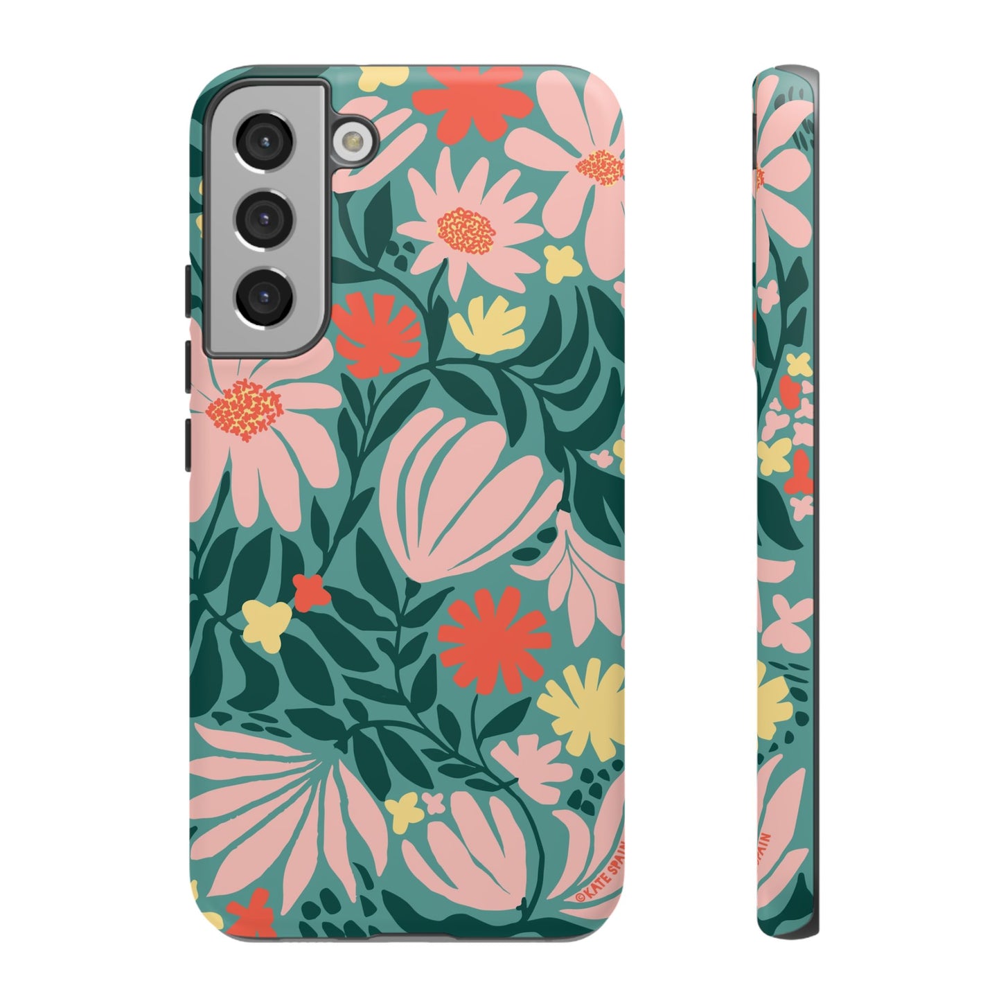 Botanica Teal Samsung Tough Case Samsung Galaxy S22 Plus Matte