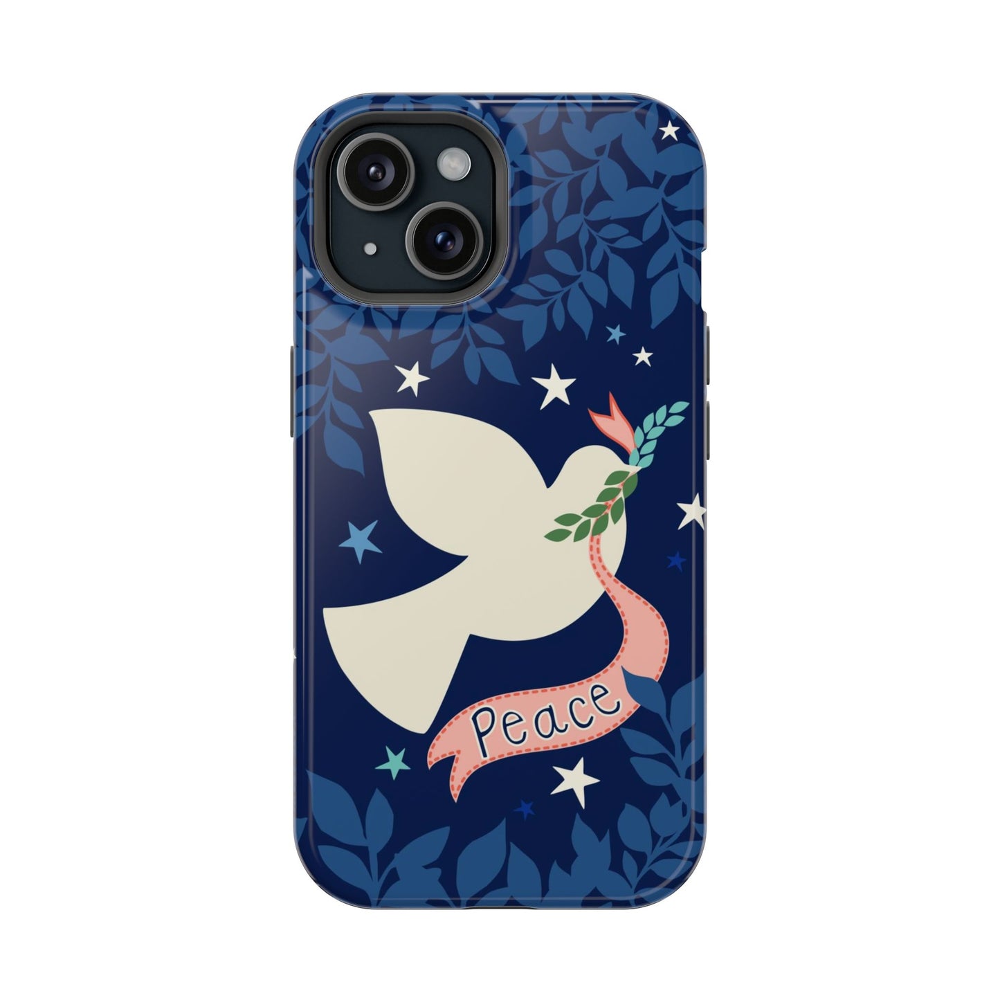 Peace iPhone MagSafe Tough Case iPhone 15 Glossy