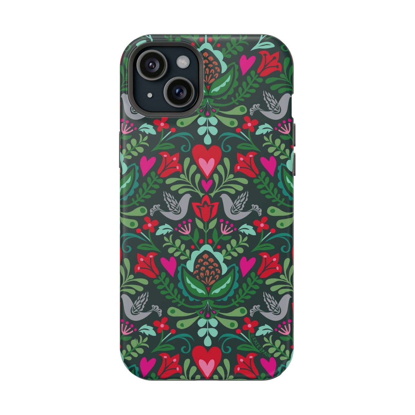 Rosemaling iPhone MagSafe Tough Case iPhone 15 Plus Matte