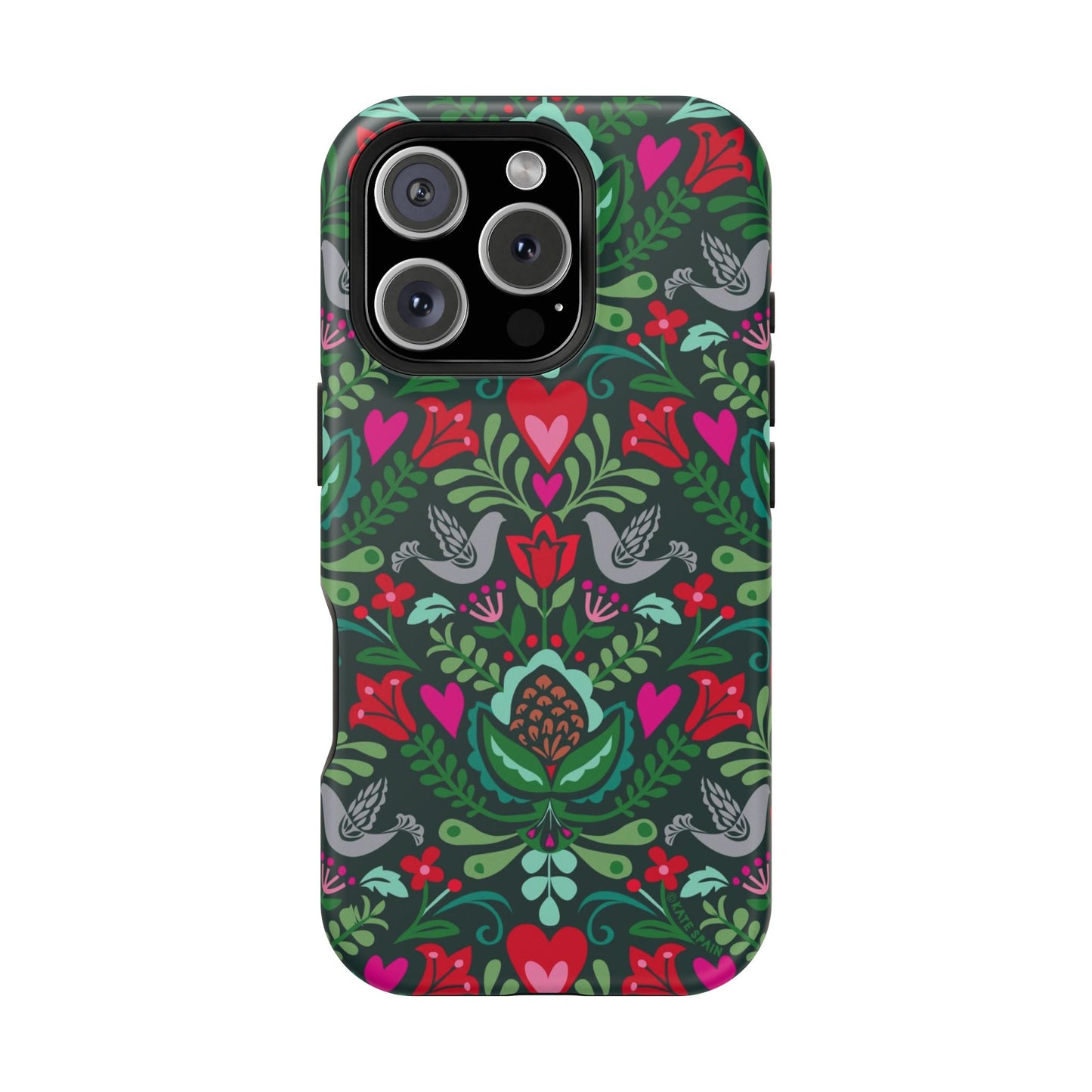 Rosemaling iPhone MagSafe Tough Case iPhone 16 Pro Matte
