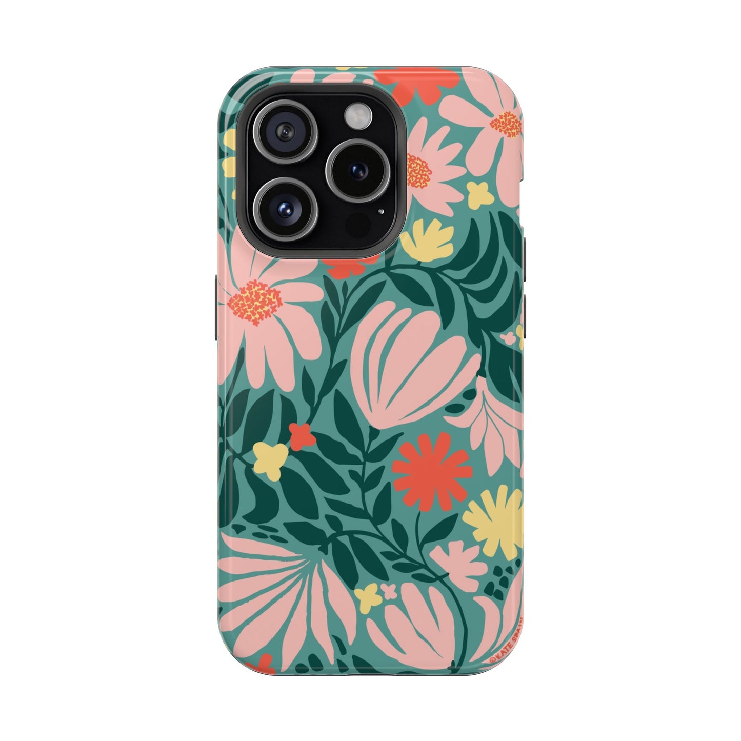 Botanica Teal iPhone Magsafe iPhone 15 Pro Glossy