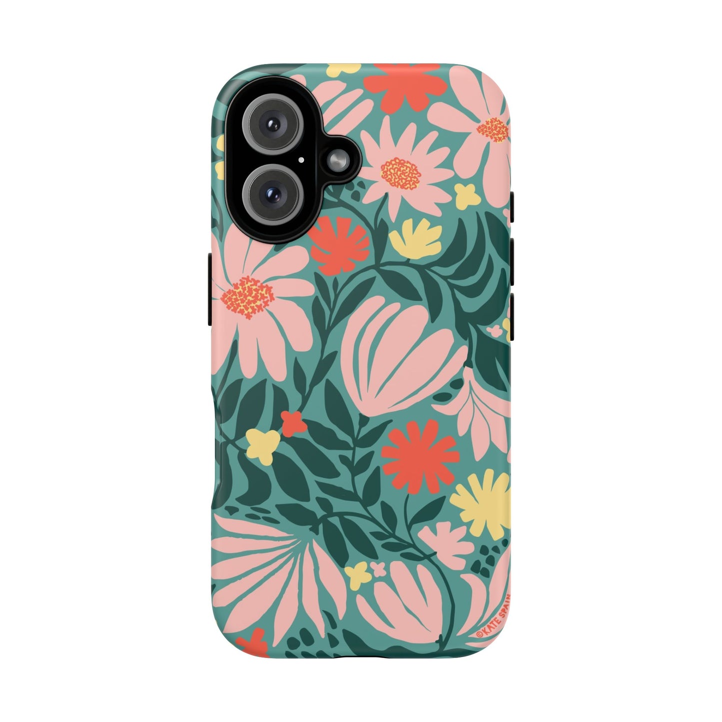 Botanica iPhone Tough Case Teal iPhone 16 Matte