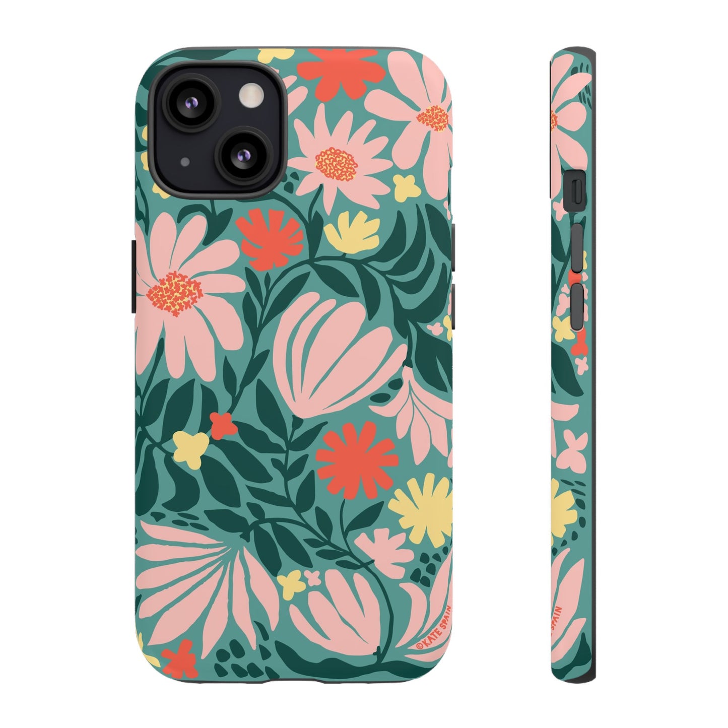 Botanica iPhone Tough Case Teal iPhone 13 Matte