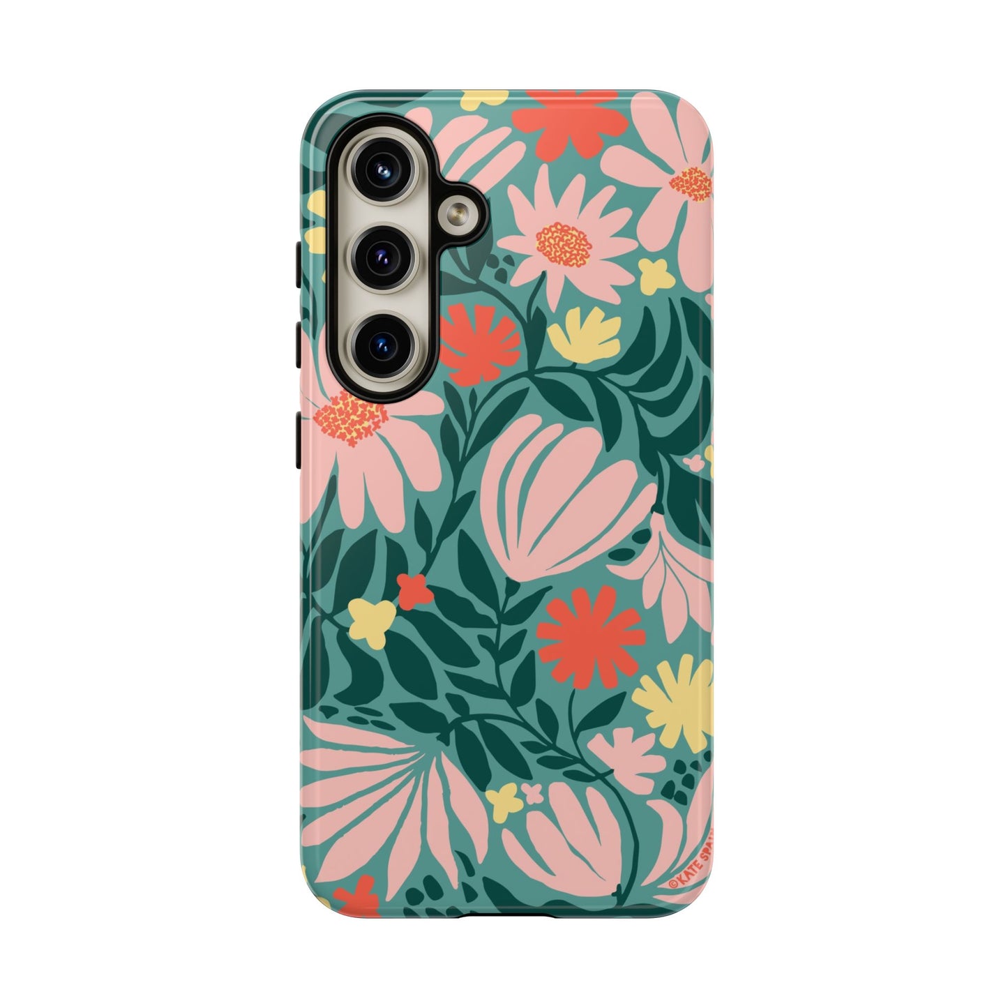 Botanica Teal Samsung Tough Case Samsung Galaxy S24 Glossy