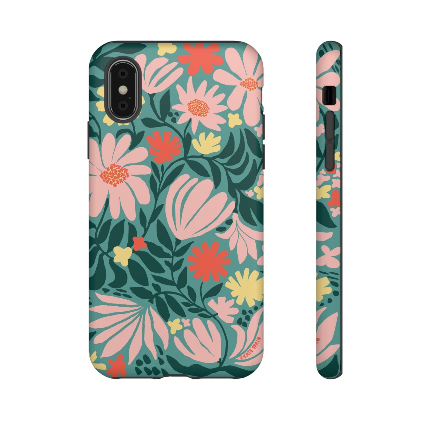 Botanica iPhone Tough Case Teal iPhone X Matte